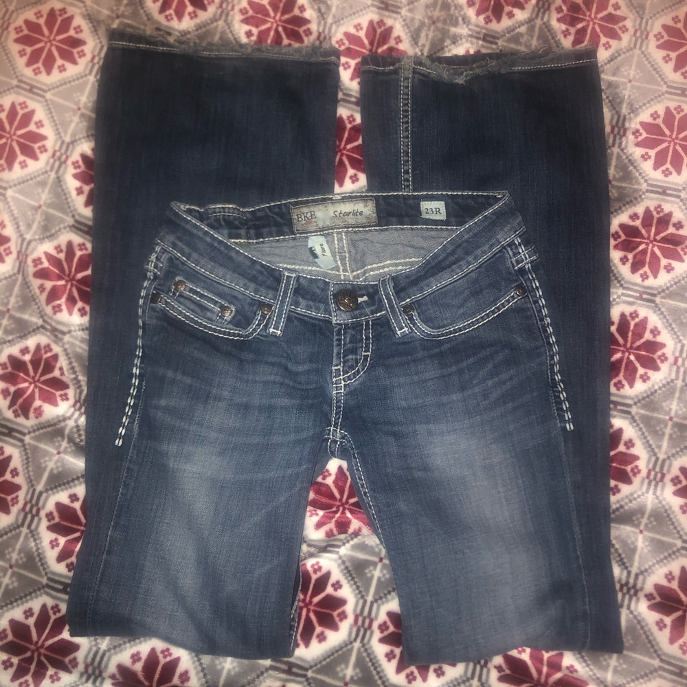 BKE Starlite flare jeans, 23 Regular
